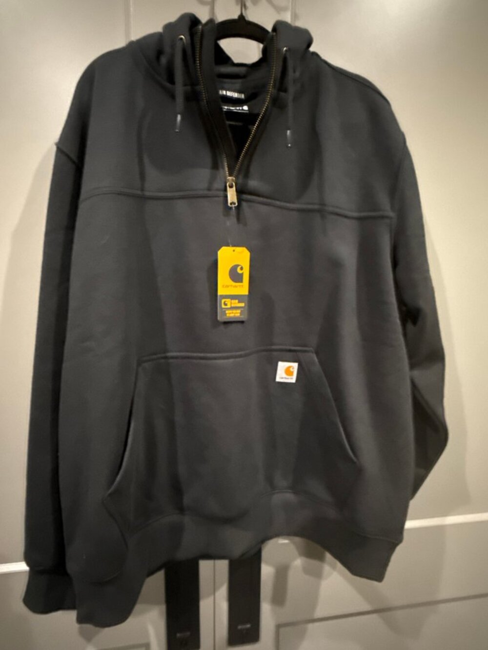 Carhartt Paxton Rain Defender 1/4 Zip Pullover Sweatshirt -XL - Picture 6 of 7
